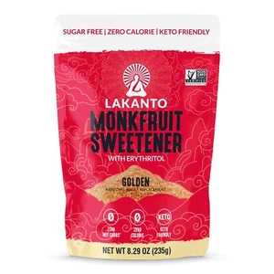 Lakanto Golden Monk dolcificante alla frutta con eritritolo, sostituto dello zucchero di canna crudo e - Foto 1 di 1