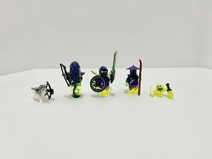 Lego Minifigure Ninjago 70734 Lot Ghost Warrior nj0143 nj0144 njo145 w/ Dog - Picture 1 of 4