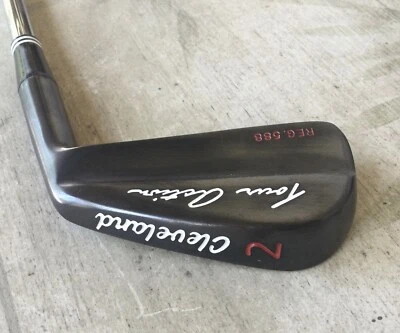 NEW-Cleveland Tour Action Reg.588  Black Chrome Single 2 Iron Golf Club-Stiff - Image 1 of 4
