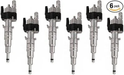 Índice de inyector de combustible 12 6 piezas para BMW N54 N63 335 535 550 750 X5 X6 13537585261-12 Foto 1 de 4