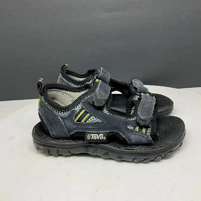 Sandalias deportivas Teva Spoiler para niños 12 tiras gamuza azul Trail Water Foto 1 de 4