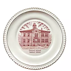 Central School Plate Bedford Indiana IN - Picture 1 of 6