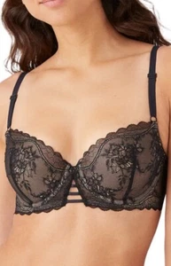 b.tempt’d by Wacoal Women's Contour Balconette Bra Black 36C - Picture 1 of 3