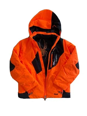 Spyder Skianzug Kinder, Schwarz, Orange 8 Jahre - Bild 1 von 4