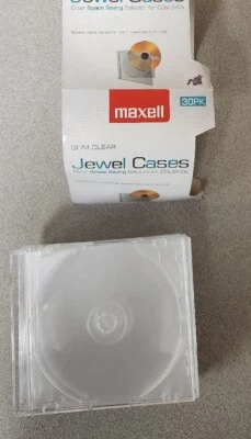 Lot - 15 Standard Jewel Case Single CD DVD Clear Trays - Image 1 of 4