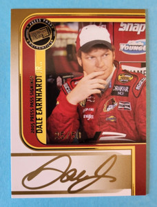 DALE EARNHARDT JR AUTOGRAPH 2005 PRESS PASS AUTHENTICS NASCAR #d 25/50