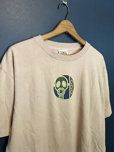Vintage 90’s Alien Workshop Skateboards Graphic Gas mask Tee Size Large USA Made - Picture 1 of 5