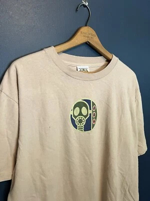 Camiseta Máscara Gas Gráfica Patinetas Alien Workshop Años 90 De Colección Talla Grande Hecha en EE. UU. Foto 1 de 4