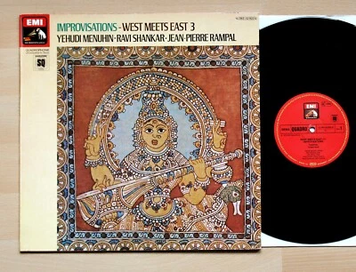 Menuhin, Shankar, Rampal - West Meets East 3 / Improvisations 1976 LP EMI Mint - Bild 1 von 4