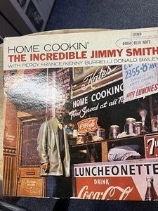 Jimmy Smith Home Cookin LP Blue Note BST 84050 W63 Ear DG RVG Kenny Burrell - Foto 1 di 6