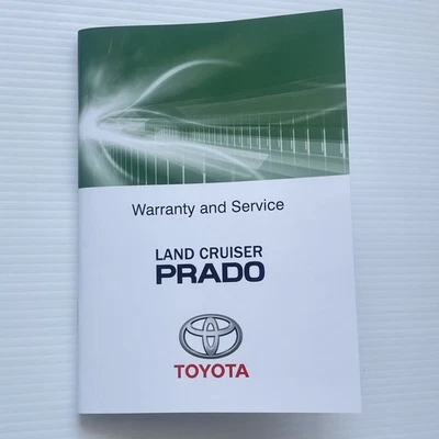 New Blank Toyota Land Cruiser Prado Service Log Book - Image 1 of 4