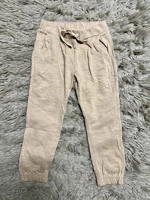Pantalones de chándal ajustables básicos de algodón orgánico con cordón de H&M para niños pequeños 4T Foto 1 de 2
