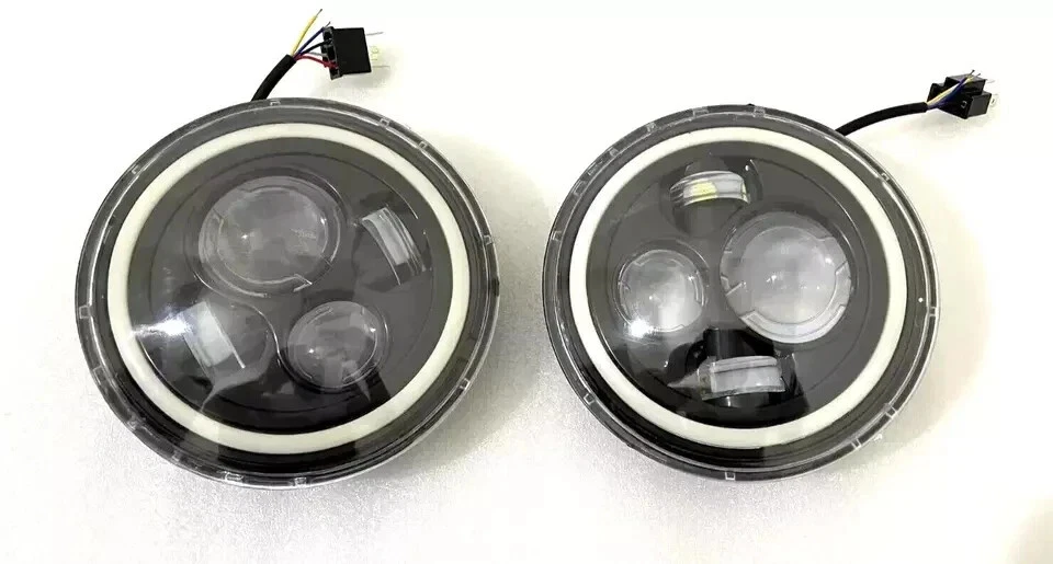 Suitable Suzuki SJ410 SJ413 LED Headlight DRL Hi/Lo Beam 7" inch (Pair) - Image 1 of 3