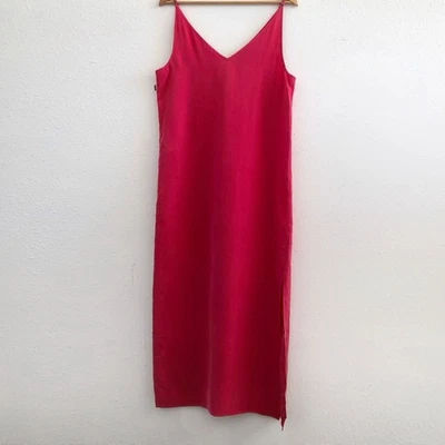 Vestido midi EQUIPMENT 100 % seda sin mangas cuello en V talla grande Foto 1 de 4