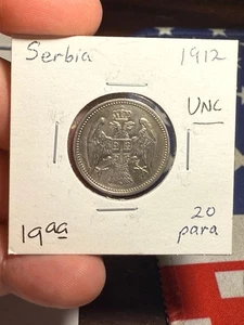1912 Serbien 20 Para - Bild 1 von 2