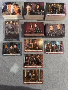 (3) RIttenhouse STARGATE ATLANTIS Complete Base Sets Seasons 1, 2 & 3/4 w/Promos - Picture 1 of 13