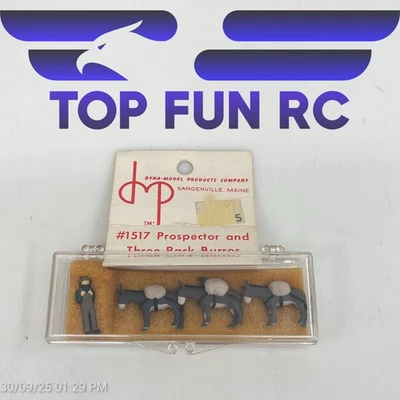 Dyna Model #1517 Prospector & Three Pack Burros - Image 1 of 2