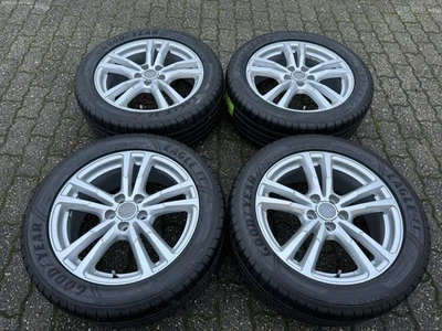 4x 18 Zoll Original Audi Q3 8U Komplett Radsatz Goodyear Eagle F1 Sommerreifen - Bild 1 von 4