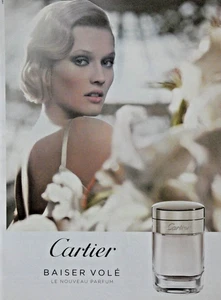 PUBLICITÉ DE PRESSE 2011 PARFUM BAISER VOLÉ DE CARTIER - Foto 1 di 1