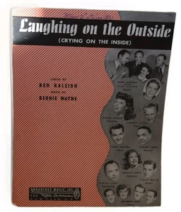 Laughing on the Outside (Crying on the Inside) Ben Raleigh Sheet Music 1946 - Picture 1 of 2