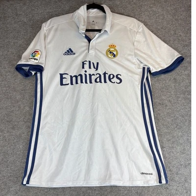 Футболка мужская Adidas Real Madrid Гарет Бэйл 11 средняя белая ClimaCool футбол  - Изображение 1 из 4