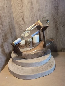 MADERA PATO BORRACHO 30CM PORTABOTELLAS PATO - Imagen 1 de 9