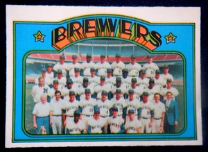Milwaukee Brewers / Pilots  O-Pee-Chee Team Photo / Records card 106, 1972 MLB - Bild 1 von 2