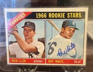 1966 Topps SIGNED New York Yankees Rookie Stars Roy White #234 “MINT” RC AUTO - Picture 1 of 2