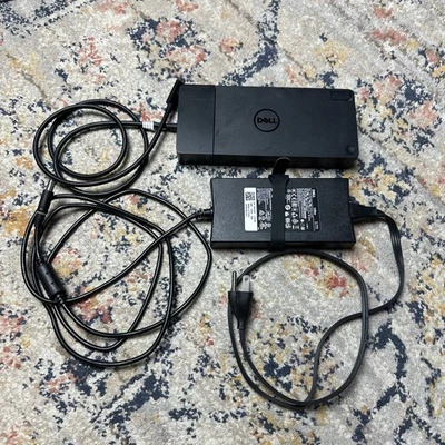 GENUINE Dell USB-C Docking Station WD19/S K20 With Dell 130W AC Power Adapter - Image 1 of 4