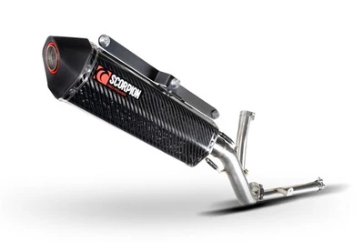 Scorpion Exhaust Serket Slip-on Carbon Fibre Suzuki DL 650 V Strom 2012-16 - Image 1 of 4