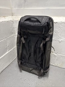 Eddie Bauer Expedition 26 Rolling Duffel Bag Suitcase Green Black Nice See Photo - Picture 1 of 19