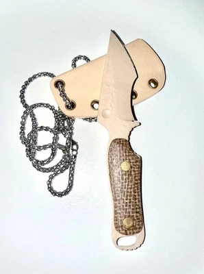 Cuchillo de transporte BONE TACTICAL Modern Warrior EDC CANK Micarta hoja fija Foto 1 de 4