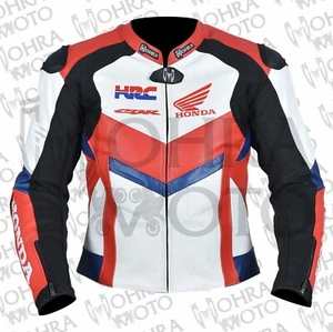 Honda CBR 1,3 mm Chaqueta de moto de piel de vacuno Chaqueta de moto unisex - Bild 1 von 9