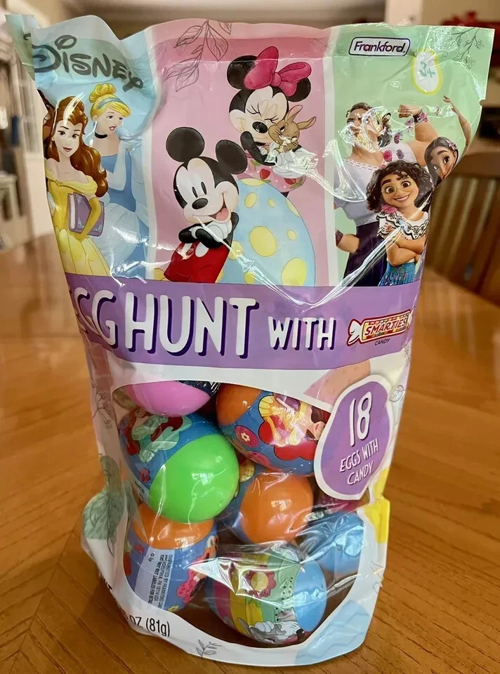 Huevos de caza de huevos de Pascua Frankford 18 quilates DISNEY con dulces FRESCOS SELLADOS NUEVOS X5 Foto 1 de 3