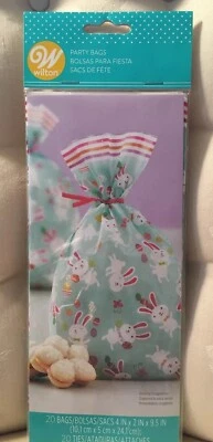 Bolsas de fiesta Wilton Easter Bunny Rabbit Treat, 20 quilates 1912-0942 - NUEVAS Foto 1 de 3