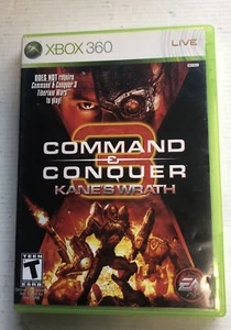 XBOX 360 Command & Conquer Kane's Wrath Video GameCIB - Picture 1 of 5