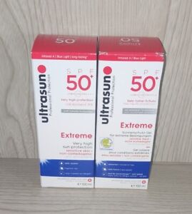 X2 ULTRASUN EXTREME 50+ VERY HIGH PROTECTION 100ml NEW & Pump Activated Boxed
