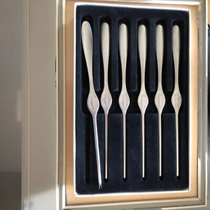 Carl Mertens Edelstahl Solingen 6 Hummer Gabeln Hummergabel in Top Zustand - Bild 1 von 4