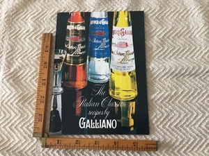 VTG 1978 Cookbook “The italian Classics Recipes By Galliano” - Bild 1 von 3