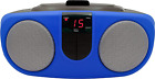 Sylvania SRCD243 Portable CD Player with AM/FM Radio, Boombox  Blue