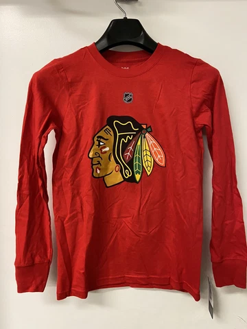New! Patrick Kane BOYS SMALL size 8 , Chicago Blackhawks logo t-shirt-jersey #88 Cover