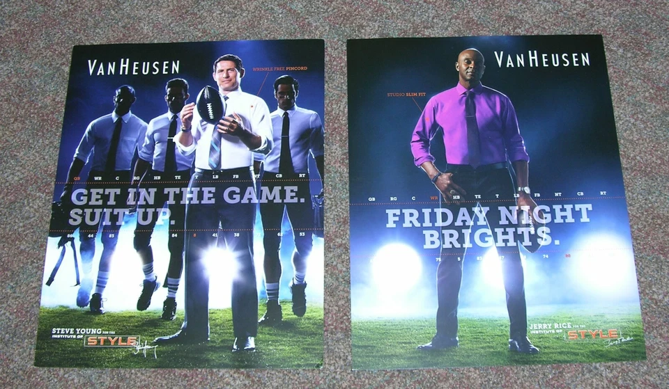 Jerry Rice / Steve Young PROMO Posters - 11x14 - San Francisco 49ers - Image 1 of 1