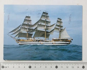 I123372 Cartolina - Nave Scuola Amerigo Vespucci - VG 1996 - Picture 1 of 4