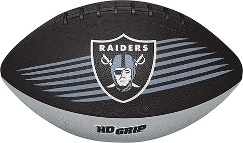 Oakland Raiders OR Las Vegas Raiders NFL  Rawlings Rubber Football Ball Cover