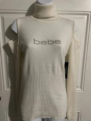 bebe logo tops blouses With Ringtons Swarrosky Size(M). #48 - Image 1 of 4