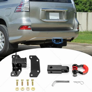 2" Shackle Hitch Receiver + Rear Trailer Hitch Mount For Lexus GX460 2014-2023 - Picture 1 of 9