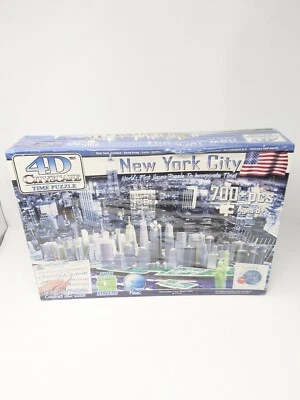 New York City 4D Cityscape Time Puzzle Glow in the Dark 700+ Pieces New, Sealed - Image 1 of 4