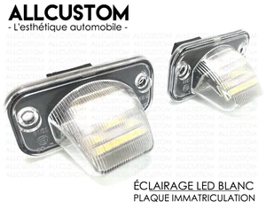 LED KENNZEICHENBELEUCHTUNG KENNZEICHEN LEUCHTE WEIß XENON für VW TRANSPORTER T4 - Picture 1 of 4