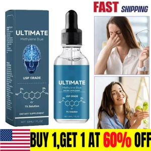 Ultimate Methylene Blue Health Drops 30 ml 1% solución apoyo inmunológico de alta pureza - Imagen 1 de 13