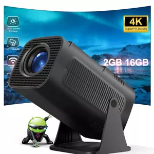 NEU Beamer Projektor (Android 12) 4K UHD WiFi Bluetooth TV Tragbarer Heimkino - Bild 1 von 24